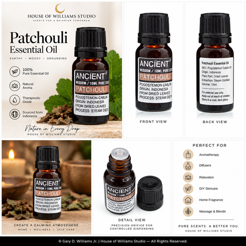 10 ml Patchouli Essential Oil
